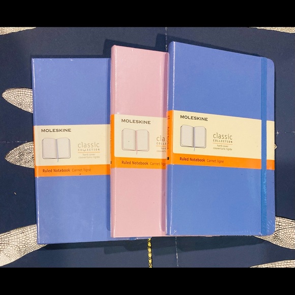 Moleskine Other - Moleskine lot 3 large hardcover notebooks
